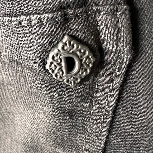 Democracy Jeans Womens Size 8 Black Ab Solution Cotton Blend Stretch Casual - Picture 13 of 16